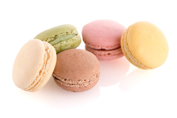Colorful French Macarons
