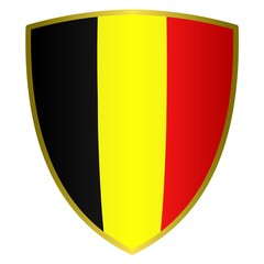 Fototapeta premium Ecusson Belgique