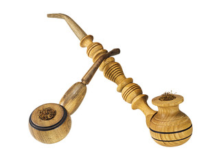 Two smoking pipes