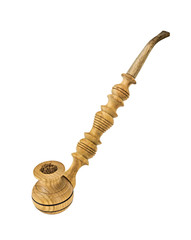 Wooden smoking pipe