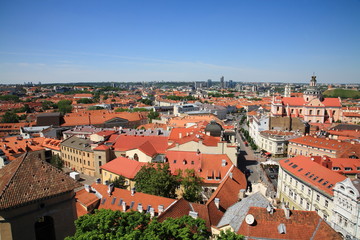 Naklejka na ściany i meble Lithuania.Vilnius Old Town