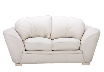 Fototapeta premium Sofa on white