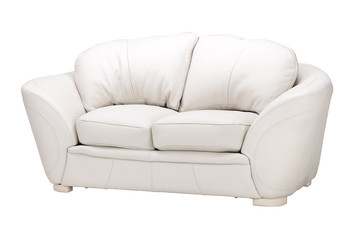 Sofa on white