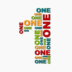 one unit consisting of numbers of words of different sizes of mu