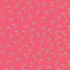 Seamless vintage flower pattern 