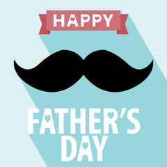 Happy fathers day card vintage retro type font.