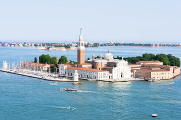 Fototapeta na wymiar View of Giorgio Maggiore Venice