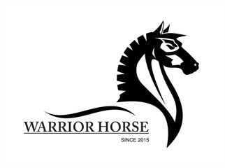 horse. warrior horse