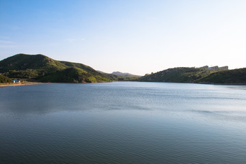 Hill and Lake