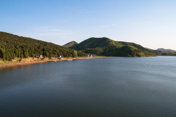 Hill and Lake