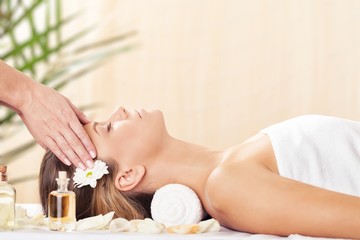Obraz na płótnie Canvas Spa Treatment, Massaging, Health Spa.