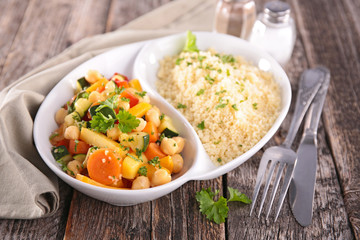 couscous and vegetables