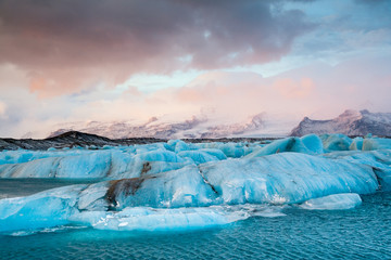 Jokulsarlon icebergs, Iceland