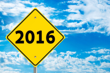 Road sign 2016