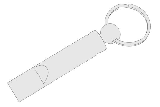 cartoon image of whistle toy