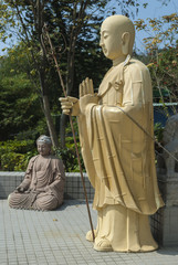 Temple comples near Kaohsiung Martyrs Shrine, Taiwan