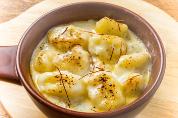 ニョッキ　イタリア家庭料理　Cream gnocchi