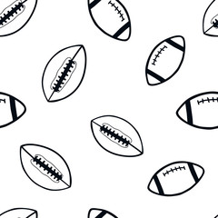 seamless pattern: sports balls