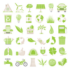 Flat Icons - Environmental Conservation