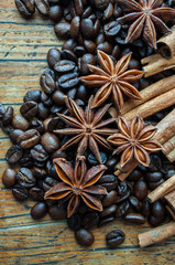 Coffee anise and cinnamon