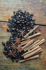 Coffee anise and cinnamon