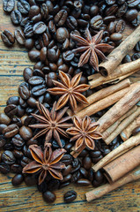 Coffee anise and cinnamon
