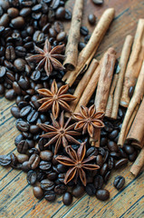 Coffee anise and cinnamon