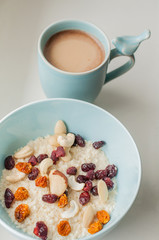 Porridge with Dried Fruits and Nuts