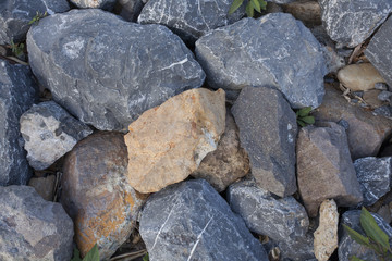 large rocks Large stone texture in blue shade colour showing strength