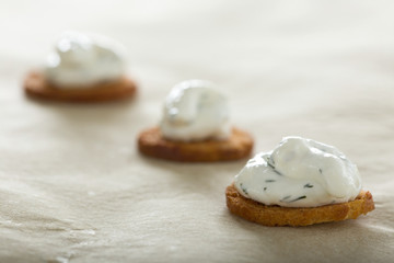 Fresh cream cheese spread
