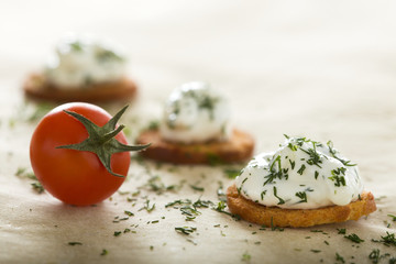 Fresh cream cheese spread