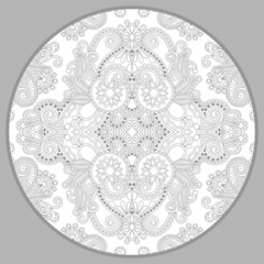 coloring book page for adults - zendala, joy to older children a