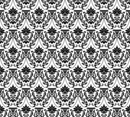Damask seamless pattern