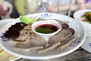 Sliced meat