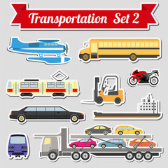 Set of all types of transport icon  for creating your own infogr