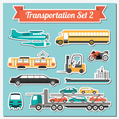 Set of all types of transport icon  for creating your own infogr