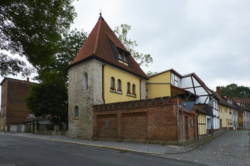 Fototapeta na wymiar Steintor Zeitz, Burgenlandkreis, Sachsen-Anhalt,