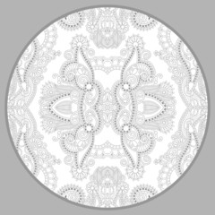 coloring book page for adults - zendala, joy to older children a
