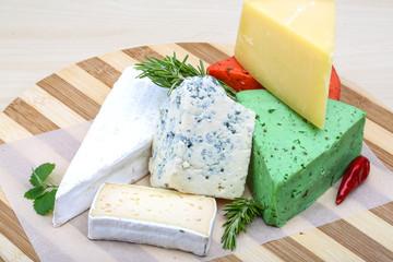 Assortment cheese