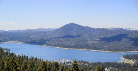 Big bear lake near Los Angeles