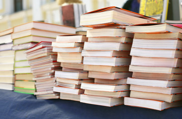 books on store shelves