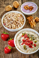 healthy breakfast ingredients