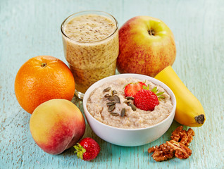 healthy breakfast ingredients
