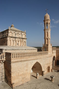 mor sobo cathedral at the mardin