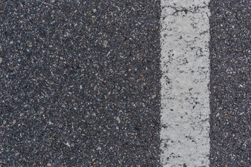 Fototapeta premium Asphalt with White Stripe