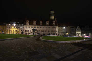 Rathaus und Altstadt von Zeitz, Burgenlandkreis,  Sachsen-Anhalt