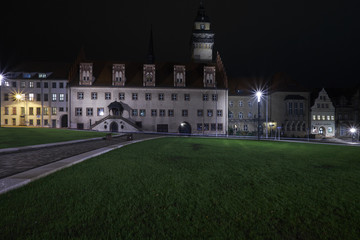 Rathaus und Altstadt von Zeitz, Burgenlandkreis,  Sachsen-Anhalt