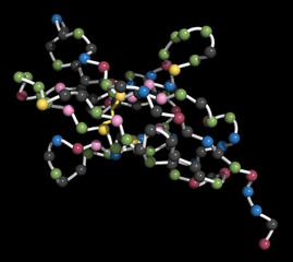 Programmed cell death 1 (PD-1, CD279) receptor protein. 