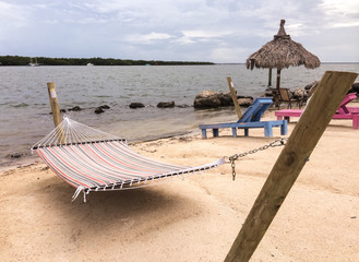 hammock at waters edge to relax on