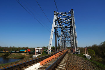Fototapeta na wymiar железнодорожный мост